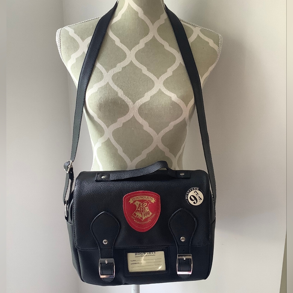 Warner Bros. Black Satchel Bag